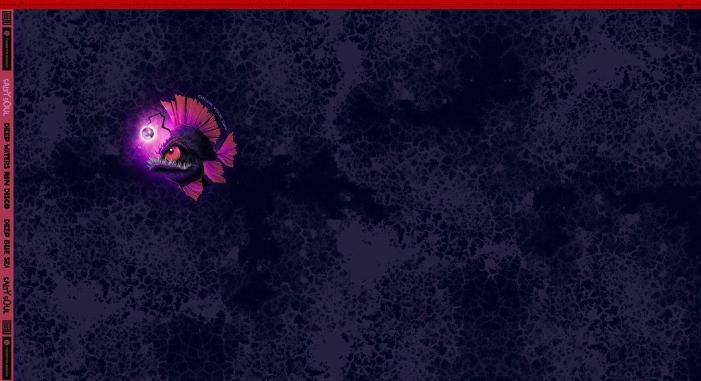 French Terry Panel "Deep Water" von Thorsten Berger aus der Frühjahr/Sommer Kollektion 2026 – ca. 85x150cm, 95% Baumwolle, 5% Elasthan, Öko-Tex Standard 100, 295g/m²