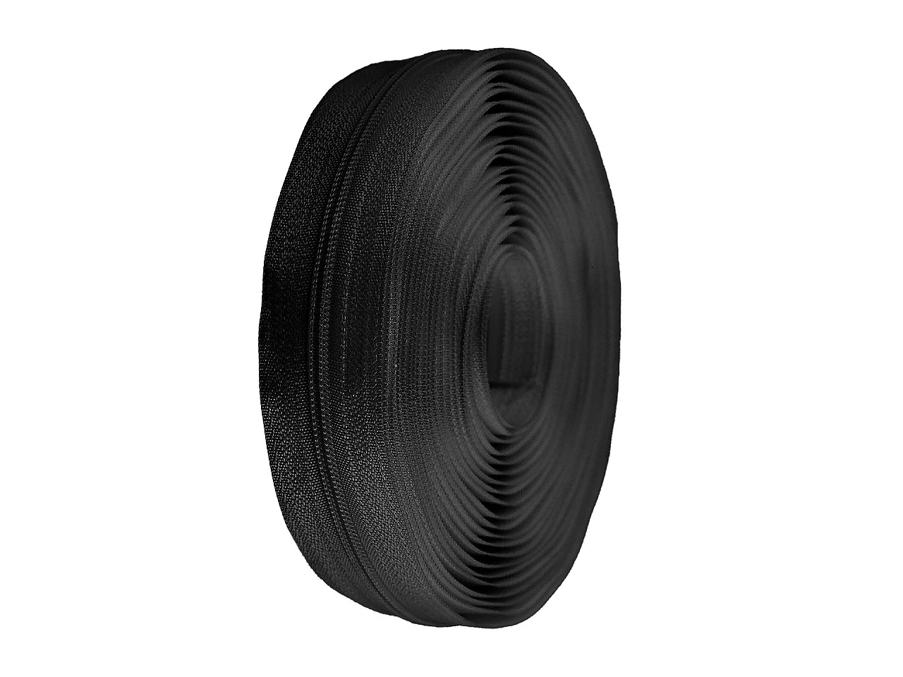 Endlosreißverschluss 3mm in Schwarz als Meterware – Hochwertiger Nylon-Spiralreißverschluss für Taschen, Rucksäcke, Etuis und Bekleidung. Ohne Schieber.