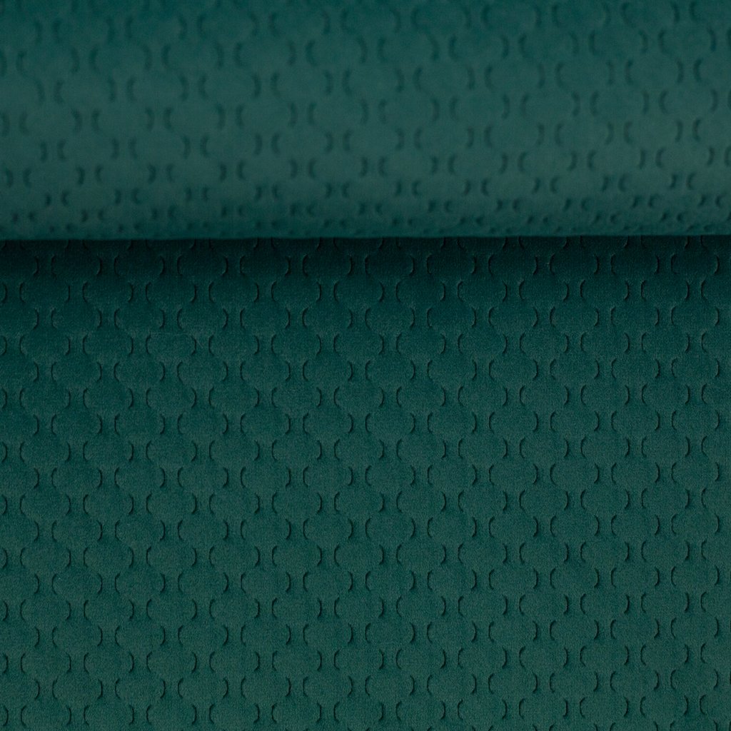 Hochwertiger Samt Stoff Caracas Swafing Grün weicher Dekosamt Meterware Glanz