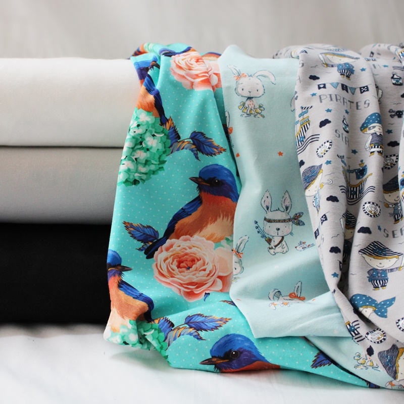 2 Meter Motivjersey Überraschungspaket – wählbar für Damen, Mädchen, Jungen oder Gemischt