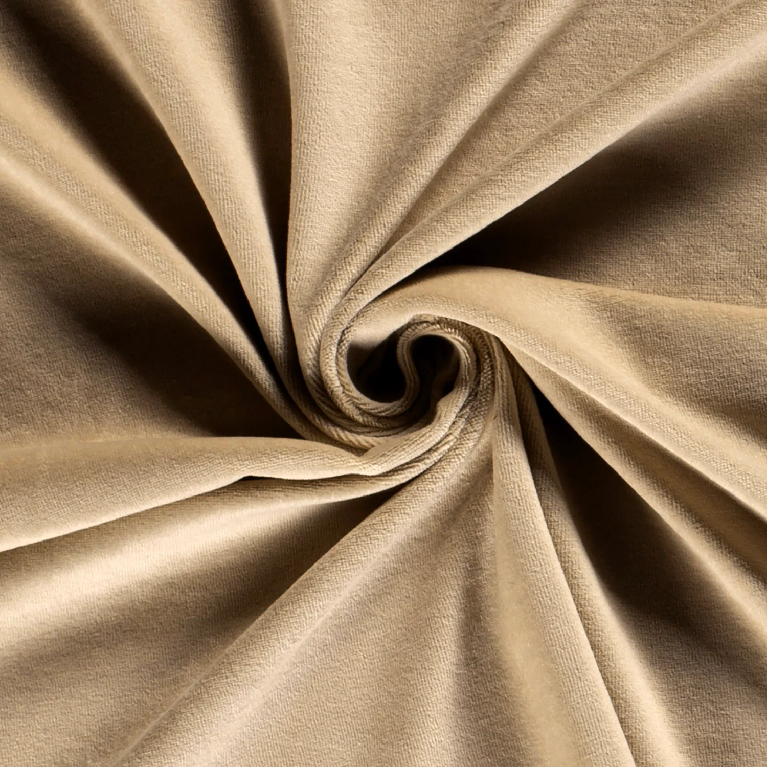 Nicky - Velours - Uni - Beige