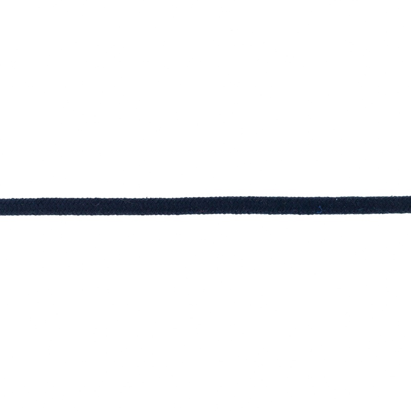 Geflochtene Baumwollkordel - 10mm - Navy