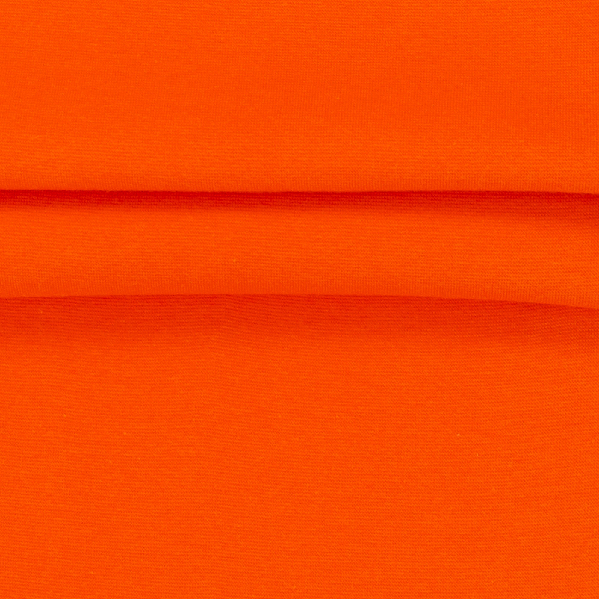 Hochwertiger Jersey Stoff in Orange, elastischer Baumwolljersey aus 95% Baumwolle und 5% Lycra, Öko-Tex Standard 100, 210g/m², blickdicht für Kleidung