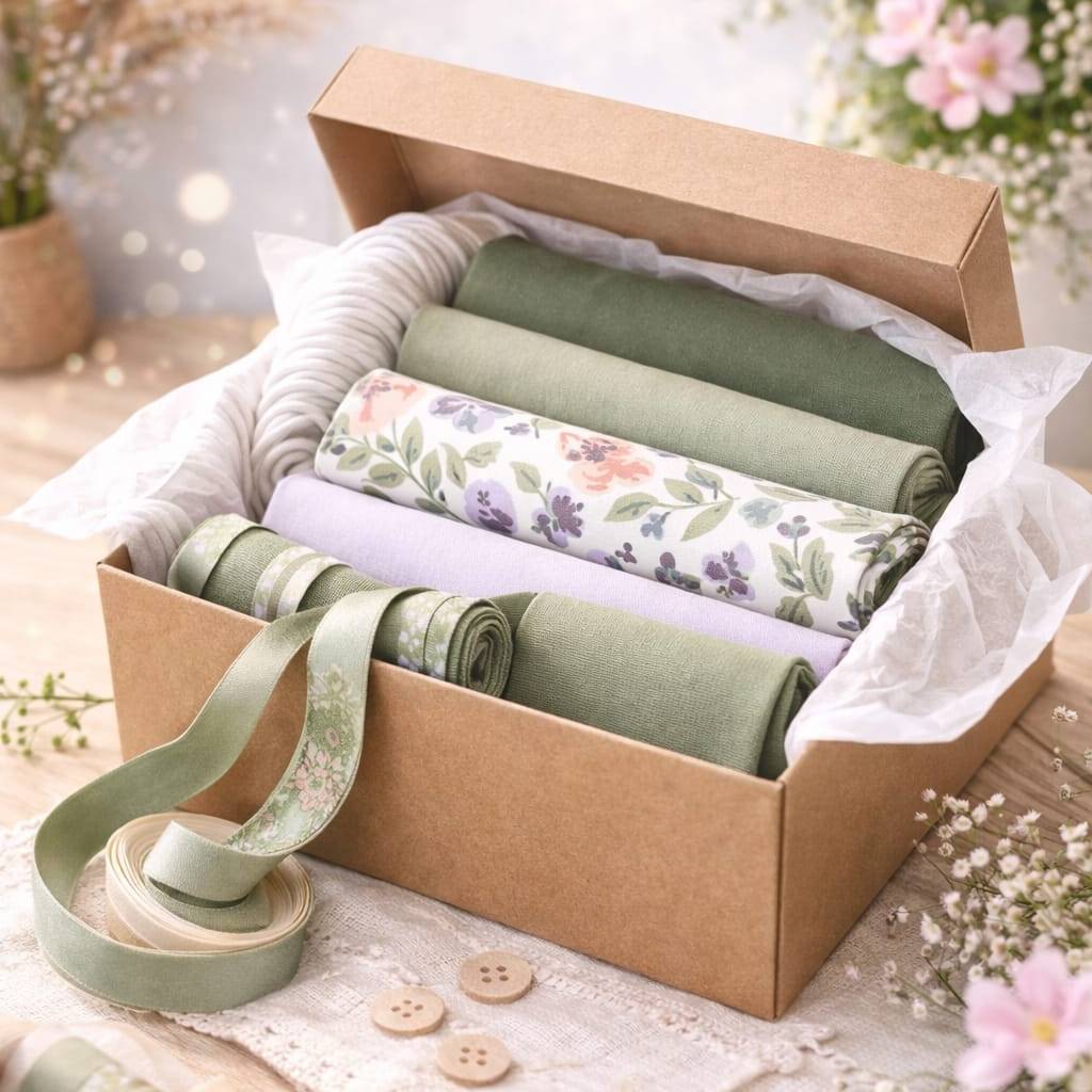 Stoffpaket Frühlingstraum | Limitierte Näh-Box kaufen | Schnuckidu