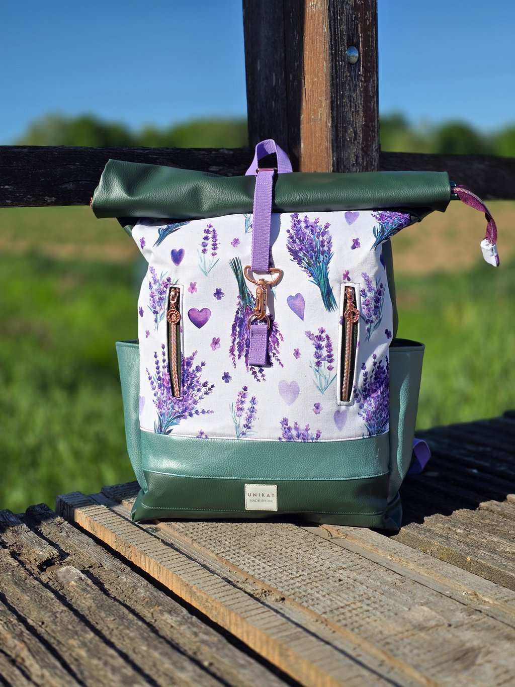 Canvas - Leinenoptik - Dekostoff - Beate - Lavendel