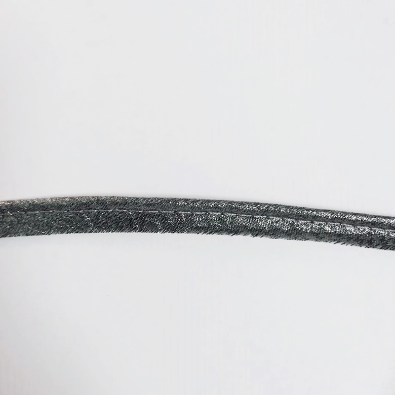 Papel - Paspelband - Biesenband - 12 mm - Glanz - Grau