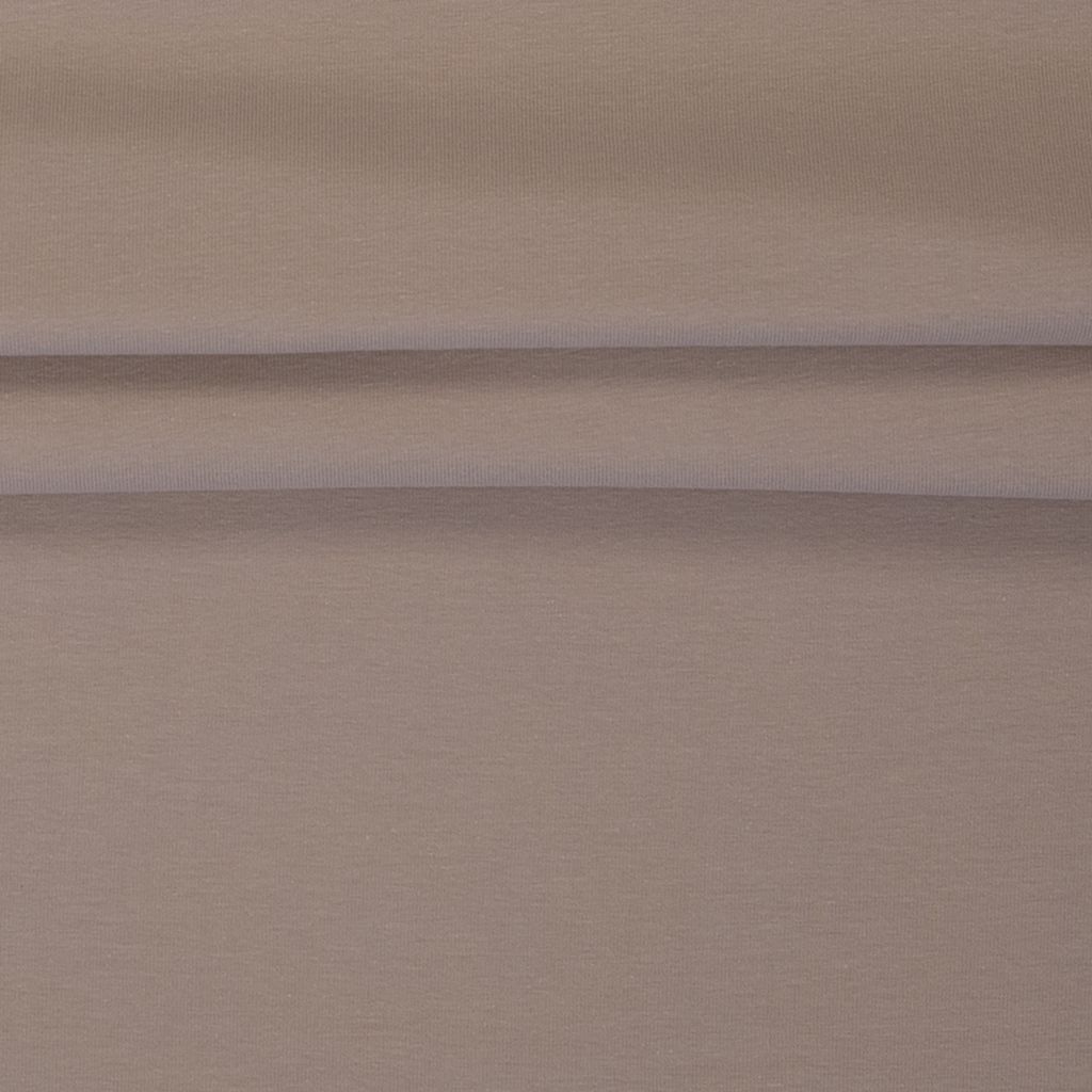 Hochwertiger Jersey Stoff in Puder, elastischer Baumwolljersey aus 95% Baumwolle und 5% Lycra, Öko-Tex Standard 100, 210g/m², blickdicht für Shirts und Babykleidung