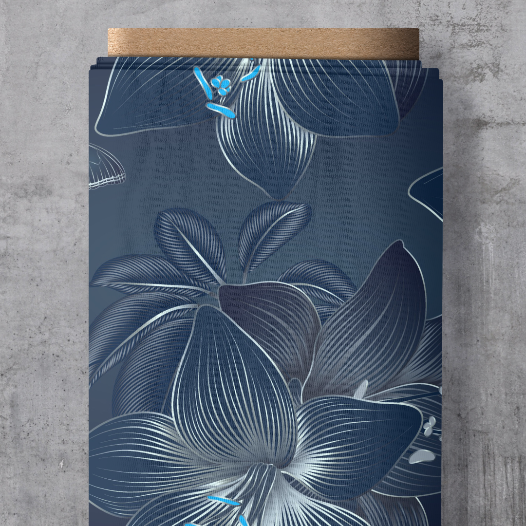 VORORDER - Eigendesign - Lilly Blue auf Navy