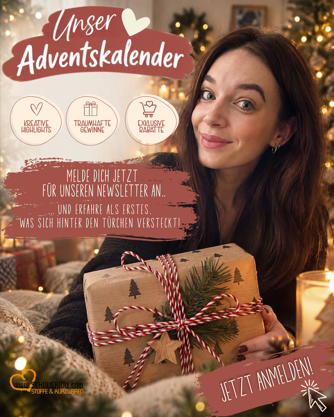 Unser Online-Adventskalender 2026 – Stoffträume werden wahr!