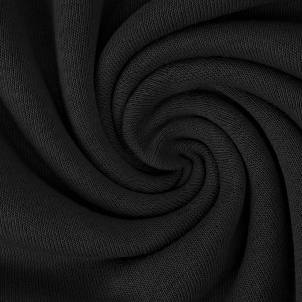 Sweat - Sweat Stoff - Uni - Schwarz