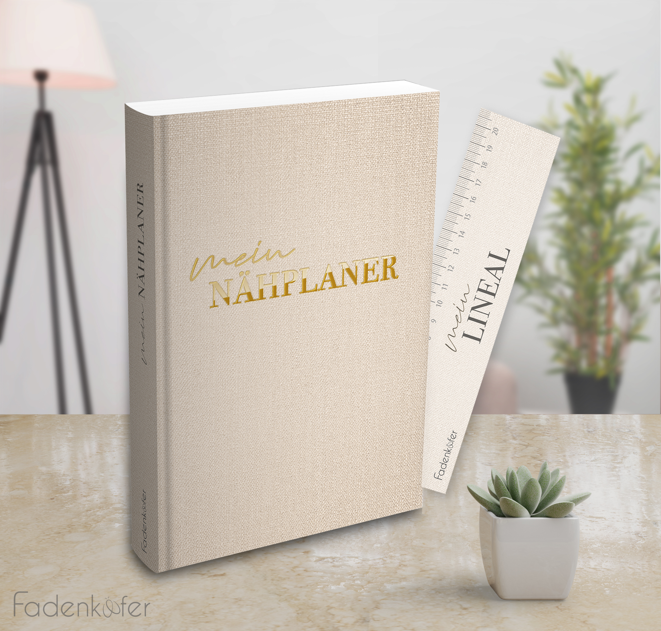 Fadenkäfer - Nähplaner inkl. tollem Handmaß - Beige 