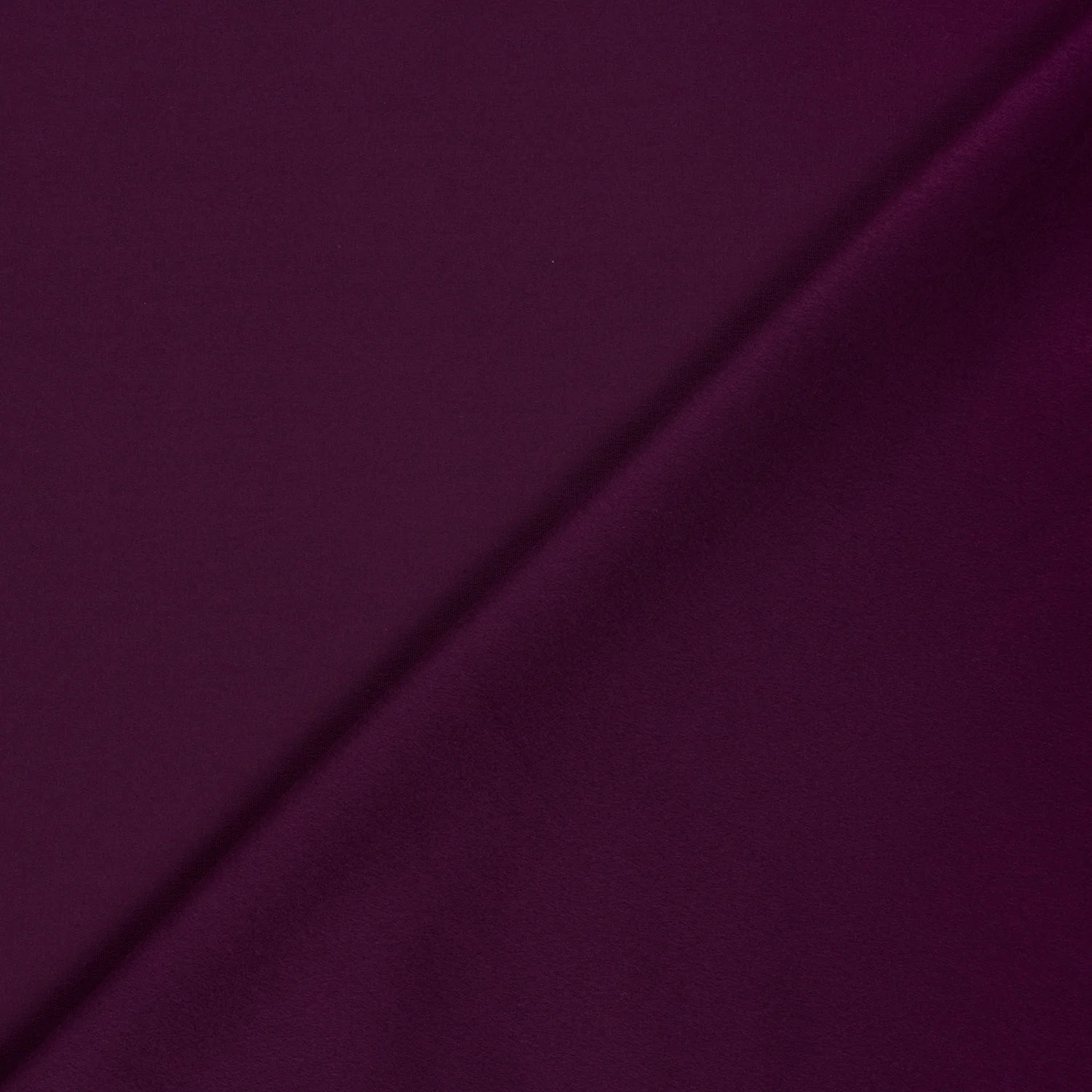 Sweat Stoff - leicht angeraut - Uni  - Beere