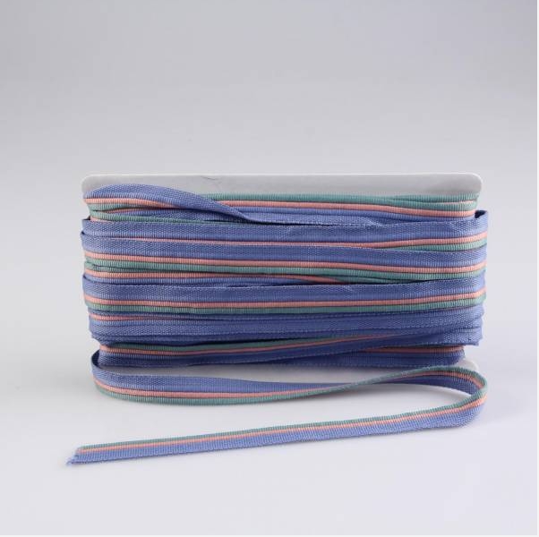 Paspelband - Paspel - Trio - Grün - Altrosa - Jeansblau