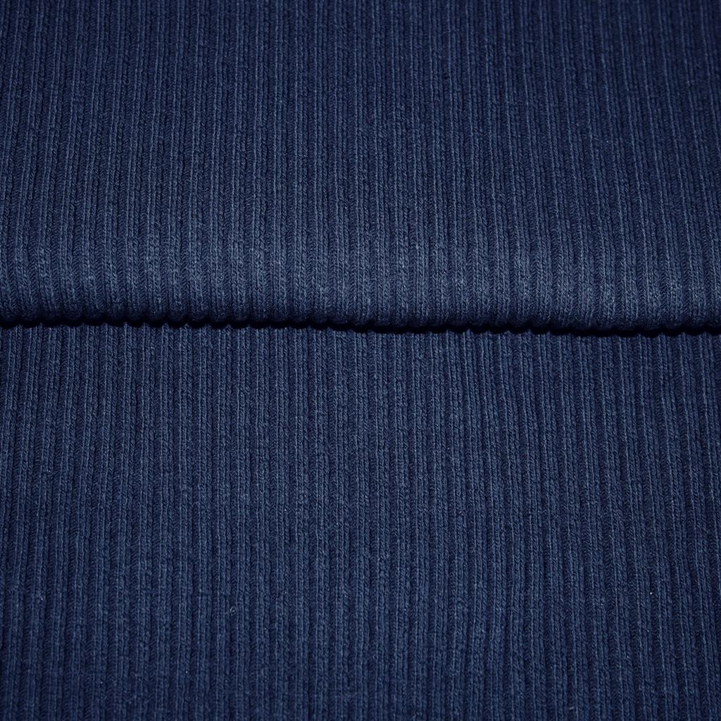 Bündchen - Grobstrickbündchen - Uni - Navy