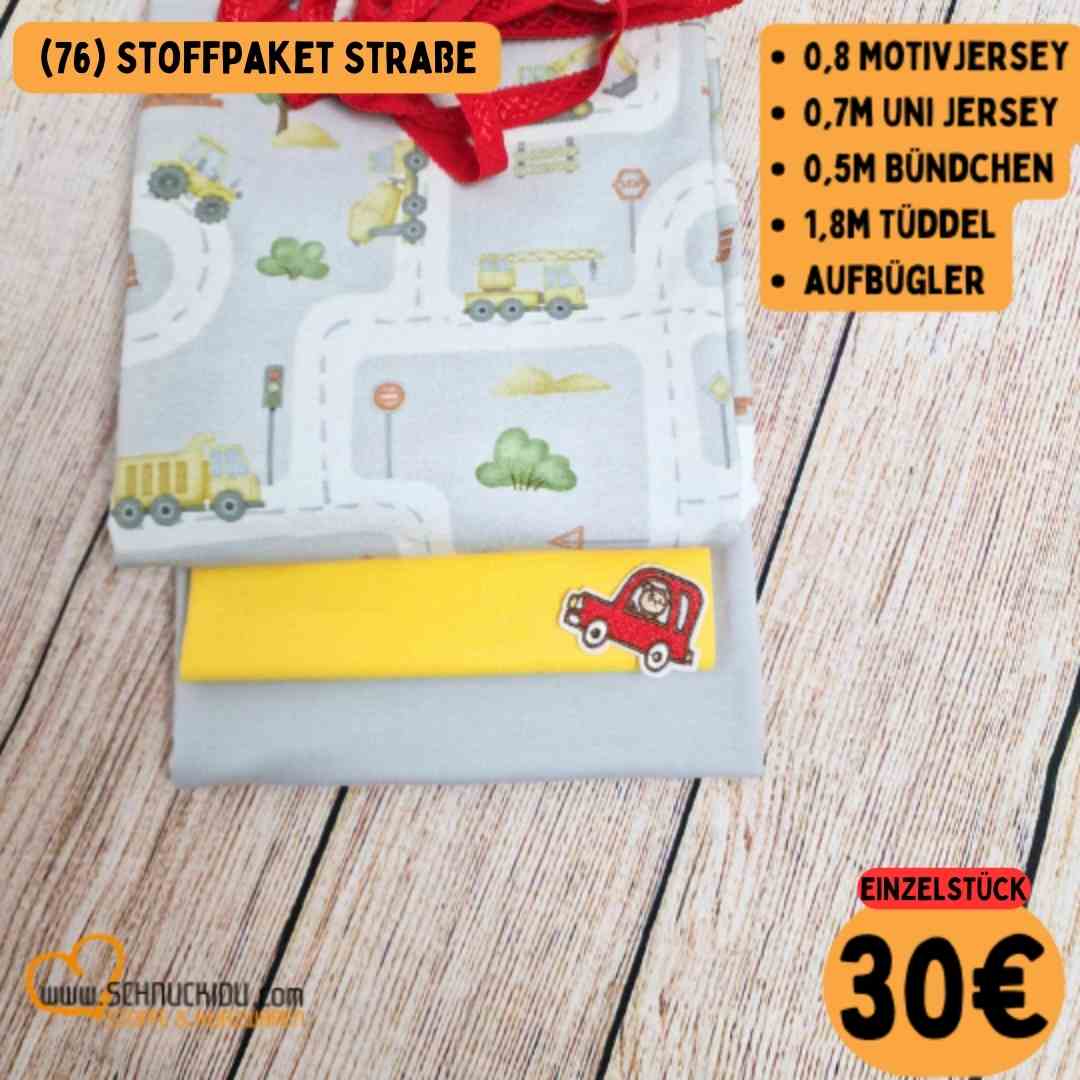 Stoffpaket - Unikat -  Stoffpaket Straße