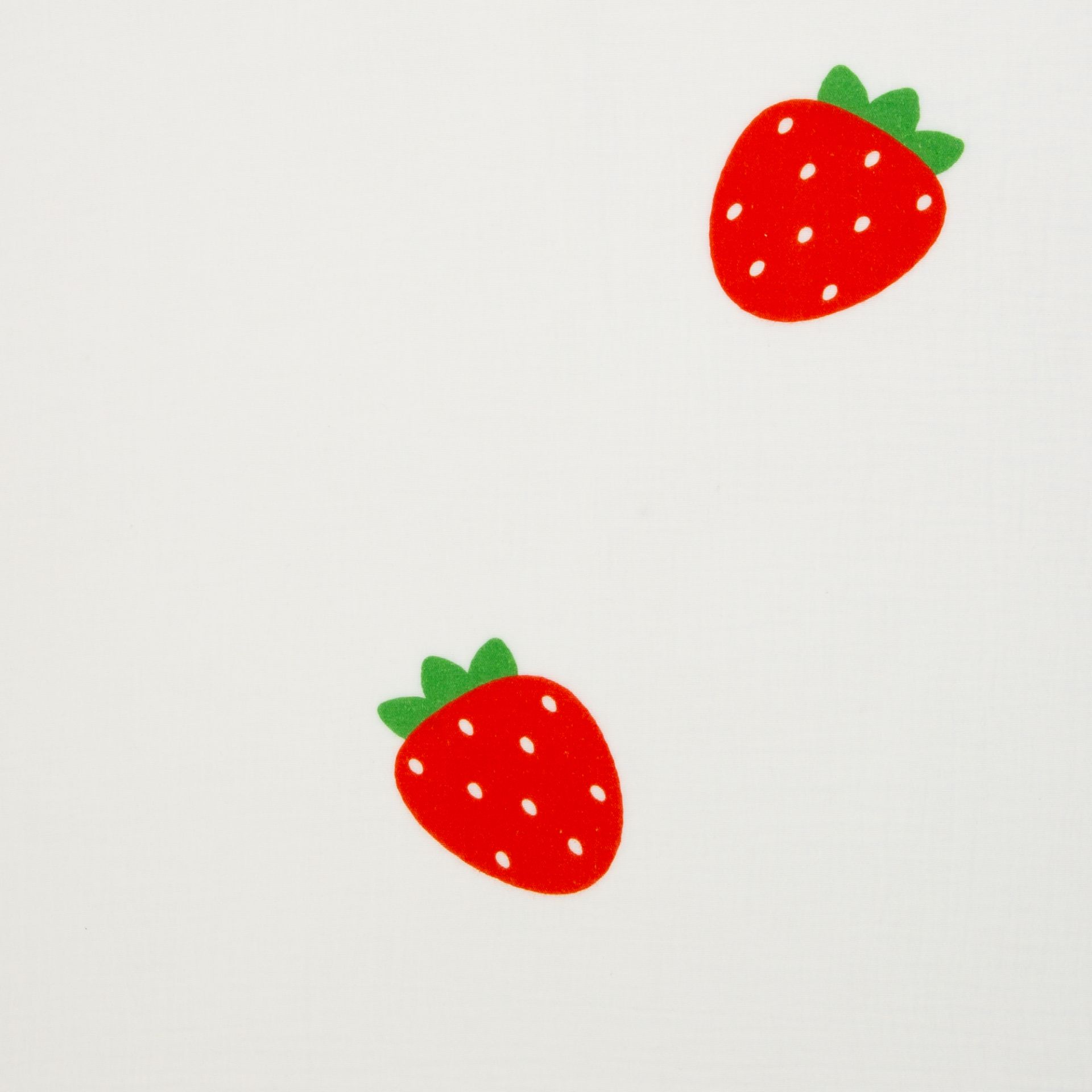 Musselin - Baumwolle - Double Gauze - Thea - große Erdbeeren 12cm
