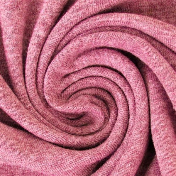Baumwolljersey Melange - Jersey Stoff Uni meliert - Rot meliert Baumwolljersey Melange - Jersey Stoff Uni meliert - Rot meliert