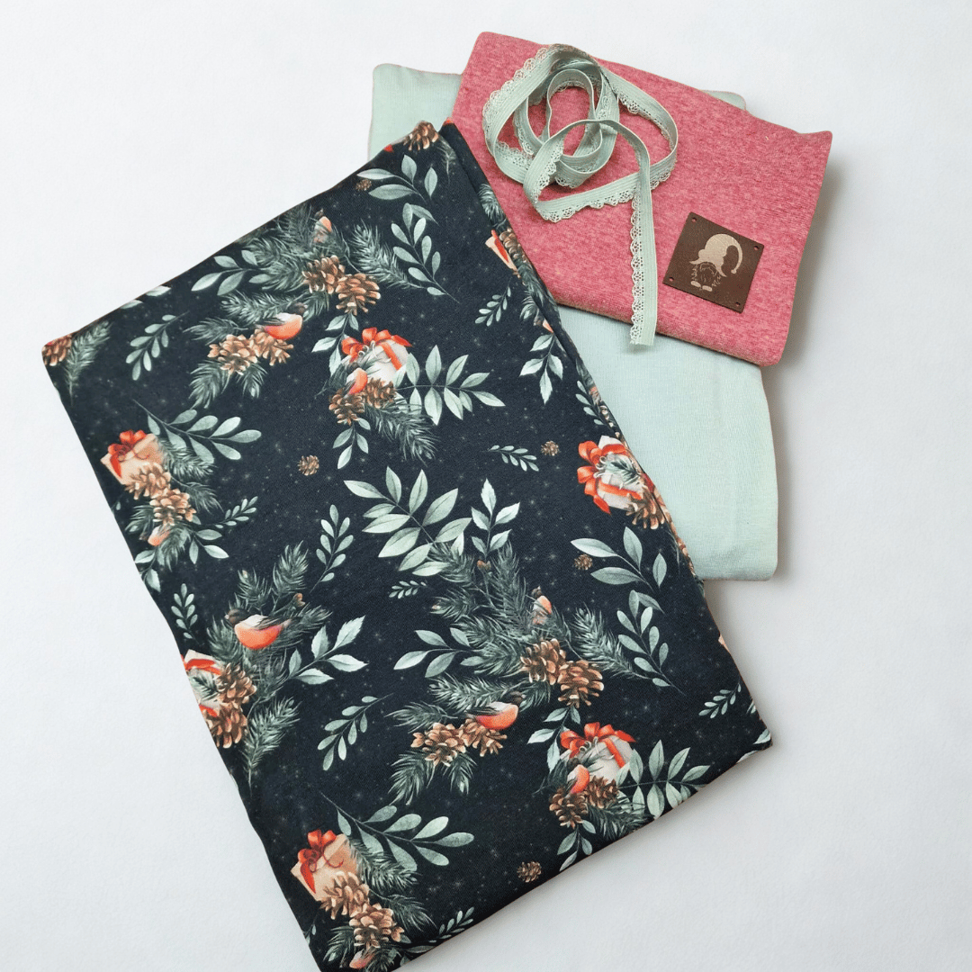 Stoffpaket - UNIKAT - Eigendesign - Christmas Leaves