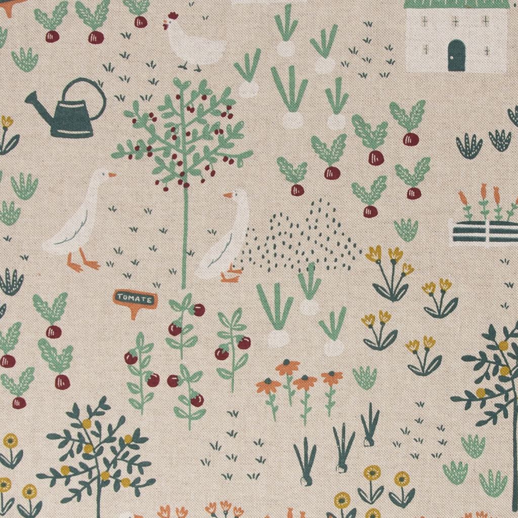 Canvas - Dekostoff - Leinenoptik - Swafing - Amar - Garten 