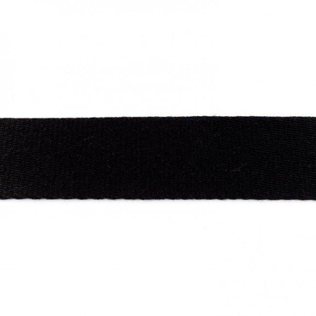 Gurtband - Taschengurtband - Uni - Schwarz - 25mm