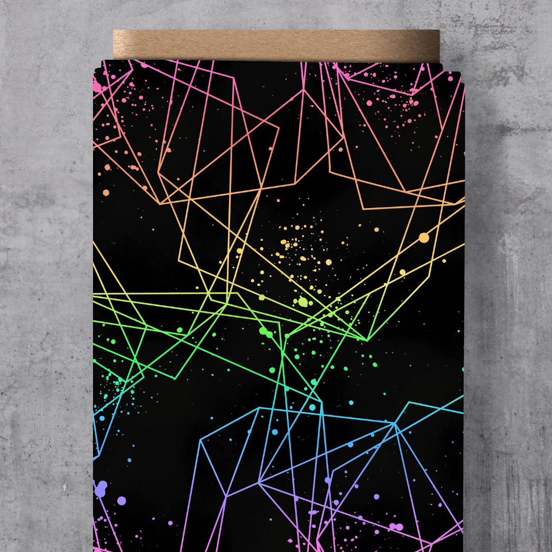 VORORDER - Eigendesign - Graphic Strokes Multicolor Bunt