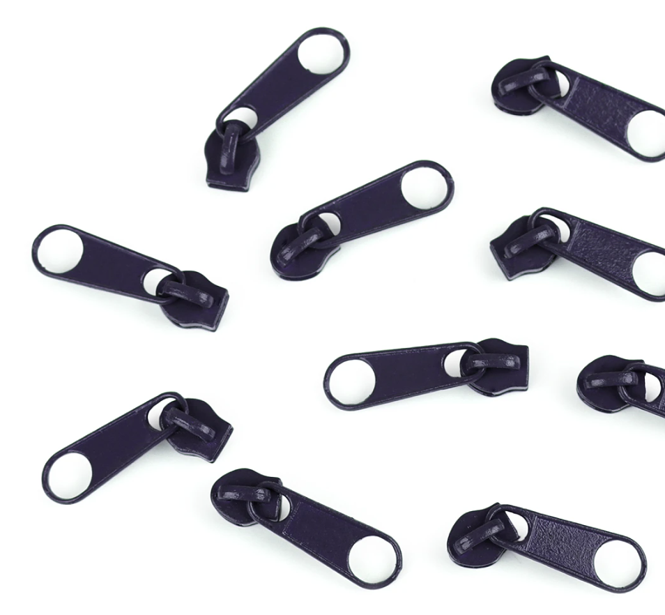 Zipper - Reißverschluss-Schieber - 3mm - Dunkelblau