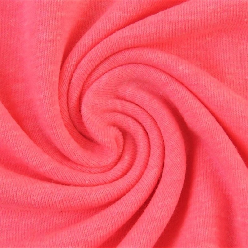 Baumwolljersey - Jersey Stoff Uni - Neon - Pink