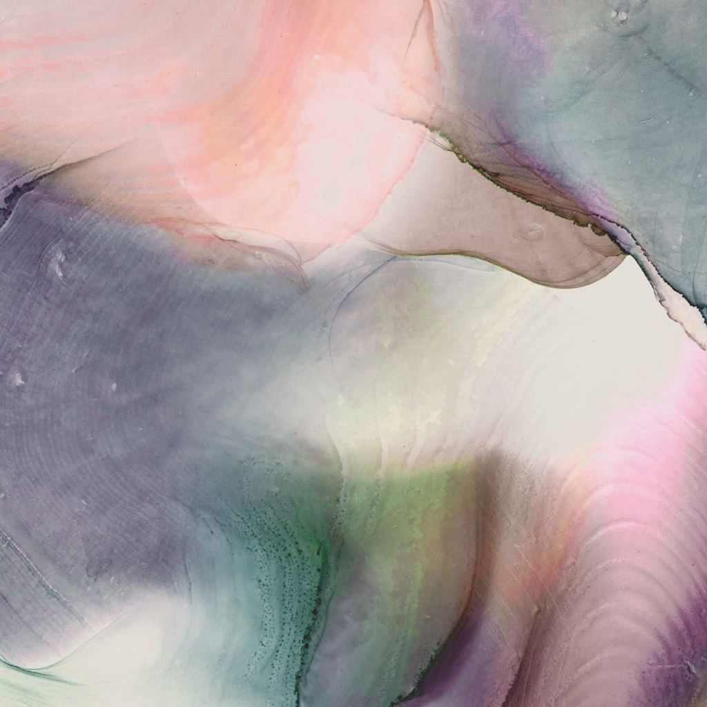 Baumwolljersey - Motivjersey - Digitaldruck - Aquarellmuster in Rosa Stoffrest 200cm