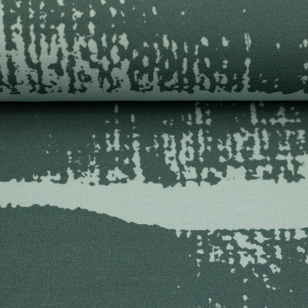 Vororder - French Terry - Swafing - Thorsten Berger - Cheeky Animals - Dachshund Berny - Kombistoff Smaragd