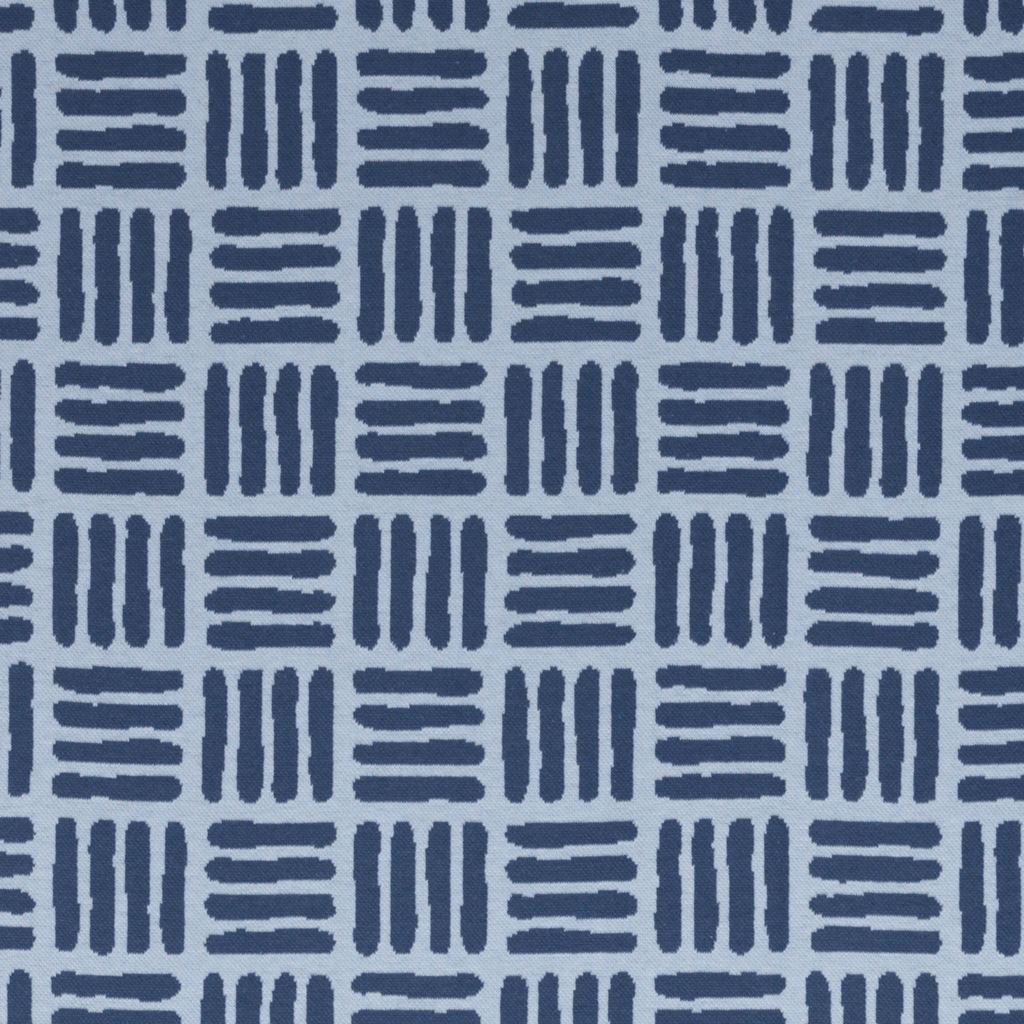 Jacquard Jersey - Swafing - Marvelous Strokes by lycklig design - Muster auf Hellblau