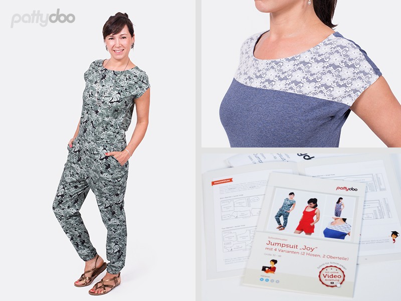 Pattydoo - Schnittmuster Joy Jumpsuit by pattydoo