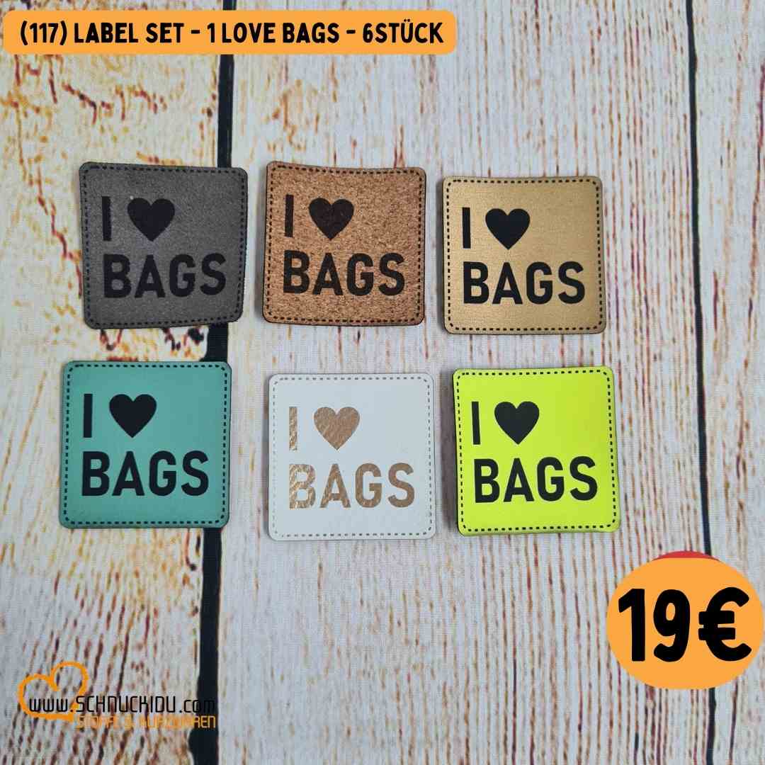 Stoffpaket - Unikat - Label Set Bags