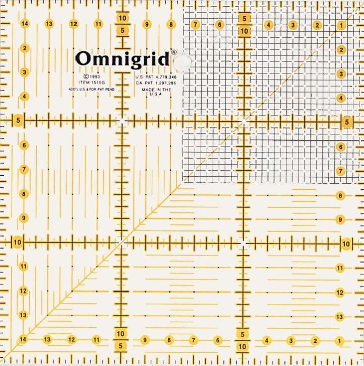 Prym Omnigrid - Universal Lineal 15 cm x 15 cm Patchwork - 611306