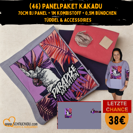 Stoffpaket - UNIKAT - Kakadu