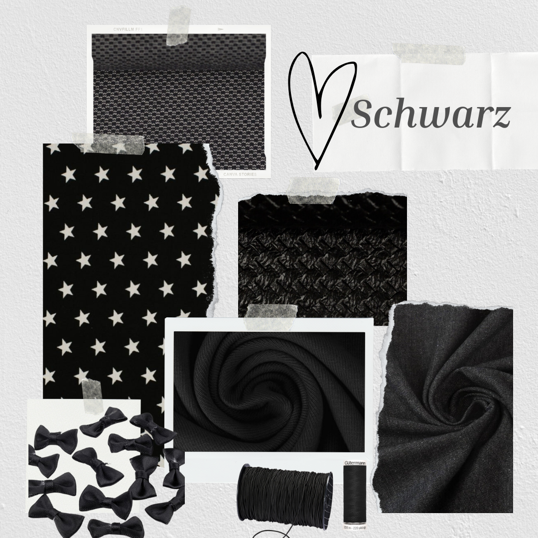 Stoffe und Kurzwaren in Schwarz - Inspiration - Farbwelten - Farbwelt Schwarz