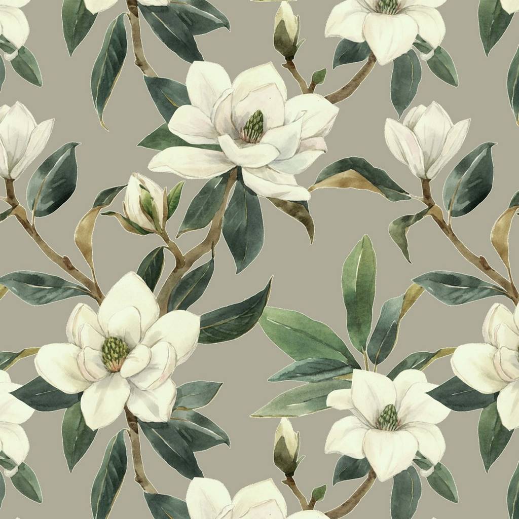 Canvas - Dekostoff - Leinenoptik - Digitaldruck - Blumen Stoffrest 185cm