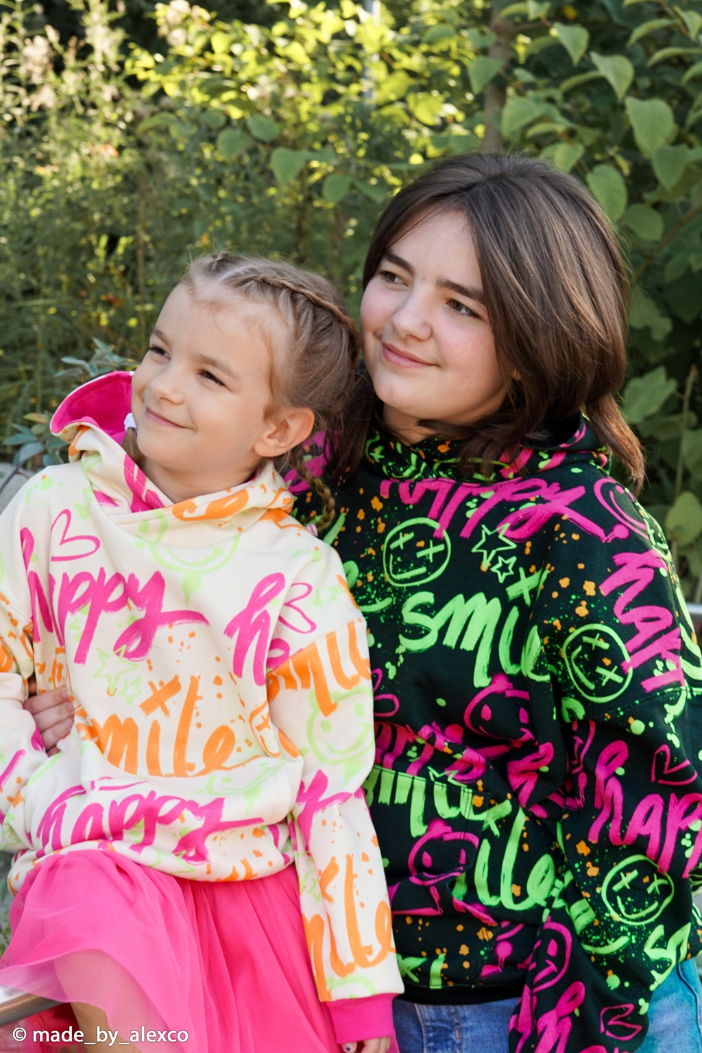 Sweat - Swafing - Happy Smile by Christiane Zielinski - Schwarz