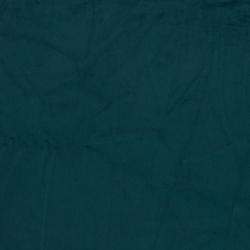Weicher Samt Velvet Uni Petrol Dekostoff Meterware edler Glanz weich