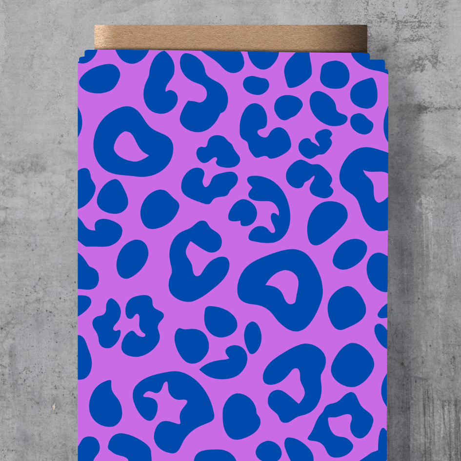 VORORDER - Eigendesign - Crazy Leo - Lila/Blau