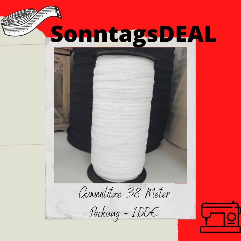 SonntagsDEAL: 38 Meter Packung Gummilitze für nur 1€!