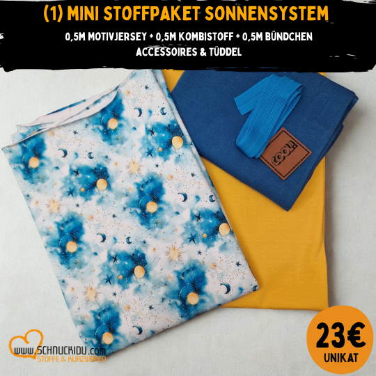 Stoffpaket - UNIKAT - Sonnensystem
