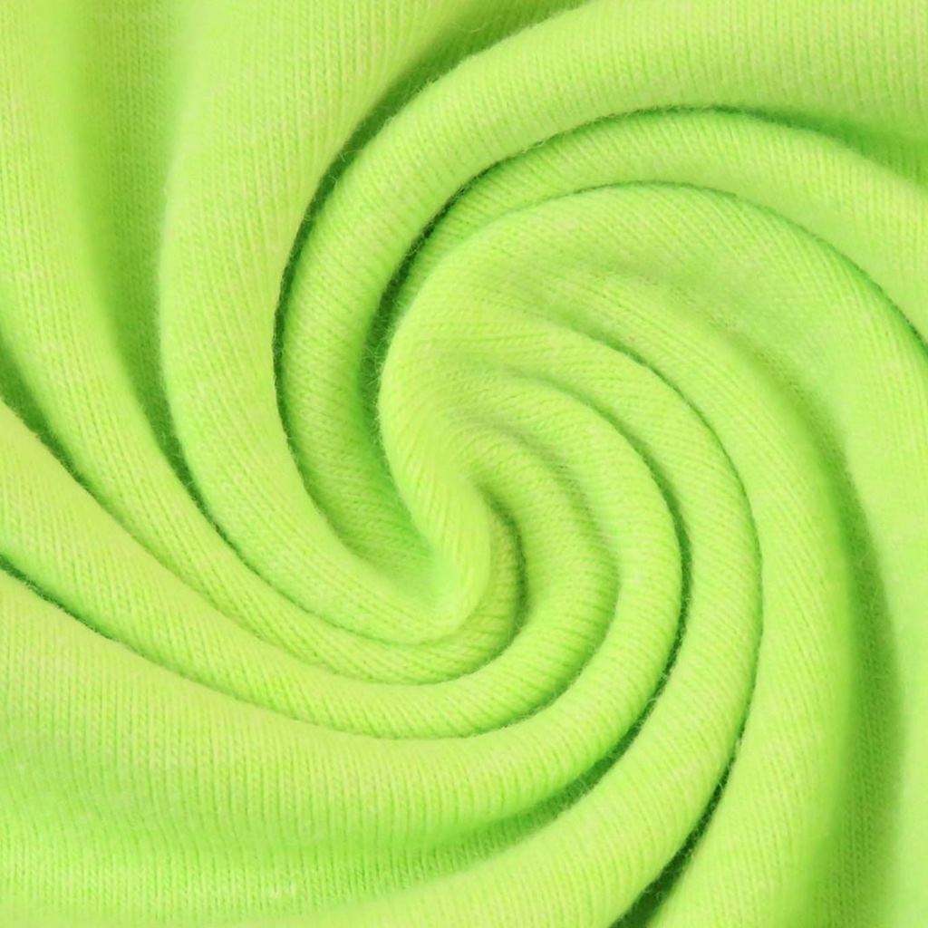 Baumwolljersey - Jersey Stoff Uni - Neon - Gelb