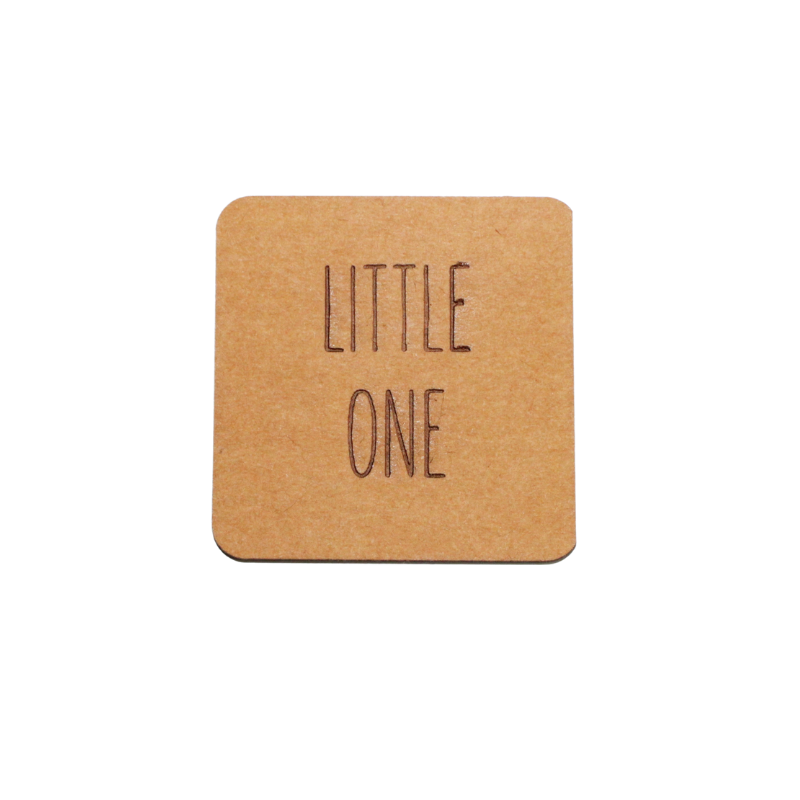Schnuckidu  - Label zum Annähen - SnapPap - Schriftzug - "Little One"