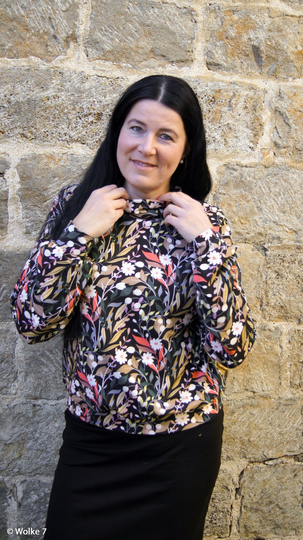 Modal French Terry - Swafing - Frida - Blumen und Gräser