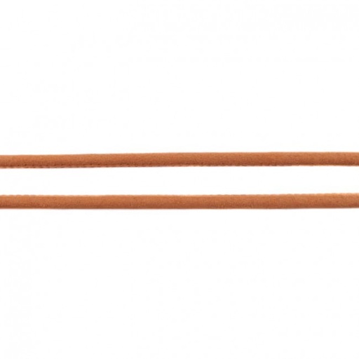 Luxus Wildleder Kordel Karamel Ø 5 mm