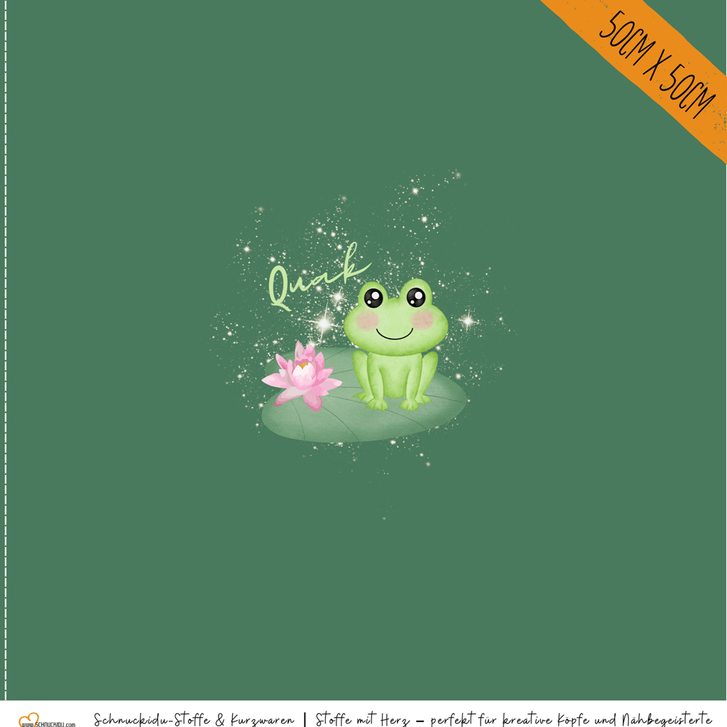 Vororder - Panel Eigendesign  - Jersey - ca. 50x50cm - Quak