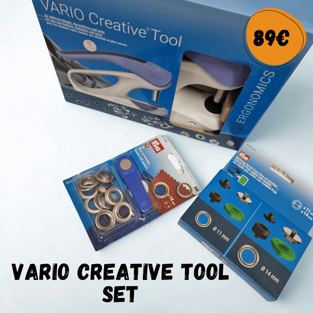 Sparset - Prym VARIO Creative Tool + Ösen-Set 11 & 14 mm