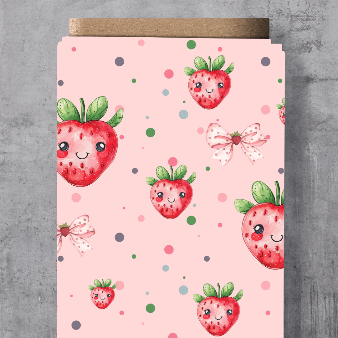 VORORDER - Eigendesign - Früchtekollektion - Erdbeeren