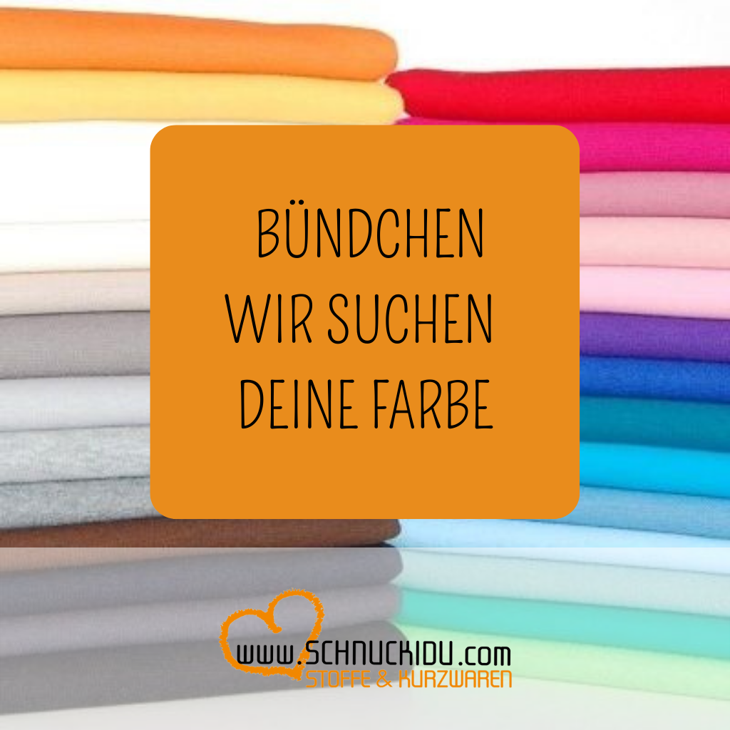 Bündchen - Wir suchen deine Farbe! Unser Service für DICH! Bitte nutze das Kommentarfeld im Warenkorb!