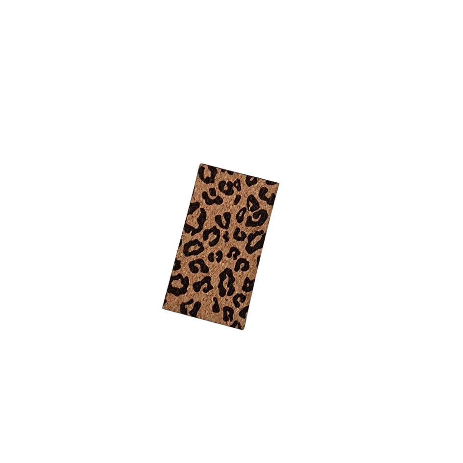 Label - Kork - Braun - 4,5cm x 2,5cm - Leoprint